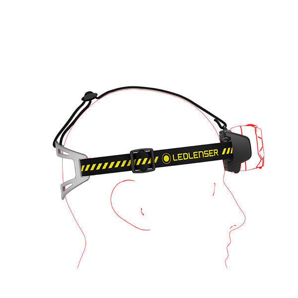 LedLenser HF8R Work Headlamp - Black/Yellow