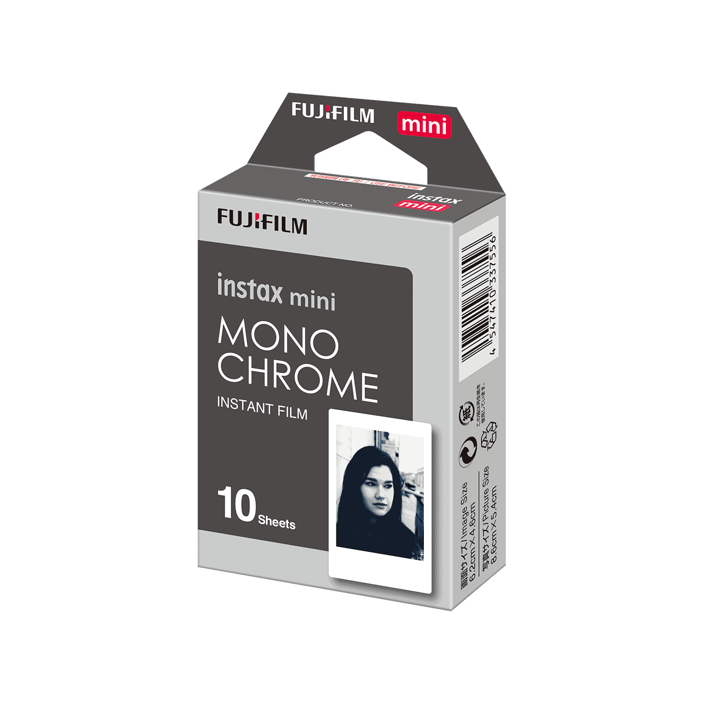 Fujifilm Instax Mini Film Monochrome Pack Of 10 – New World Fujifilm Instax Mini Film Monochrome Pack Of 10 – New World