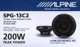 Alpine SPG-13C2 5-1/4″ 2-Way Car Speakers