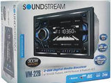 Soundstream VCD-22B Double DIN CD/MP3 Car Stereo w/ USB Playback & Bluetooth