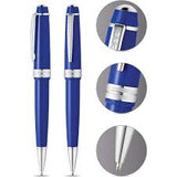 Cross Bailey Light Ballpoint Pen Blue Chrome Trim - AT0742-4