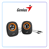 Genius USB Wired 3.5mm Desktop Speakers Orange - SP-Q160