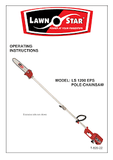 Lawn Star Electric Pole Chainsaw 1000 W LS 1200 EPS