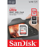 SanDisk Ultra 128GB UHS-I SDXC Memory Card (140MB/s)