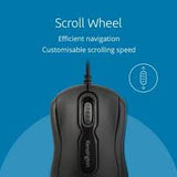 Kensington EQ Wired Mouse Black