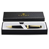 Cross Bailey Light Ballpoint Pen Black Resin Gold Plated Trim - AT0742-9