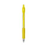 Pilot G2 Retractable Gel Ink Pen Fine 0.7mm - Neon Yellow