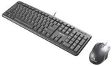 Volkano Krypton Wired Keyboard and Mouse Combo VK-20122-BK