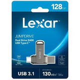 Lexar JumpDrive Dual Drive D400 USB 3.1 Type-C (128GB)