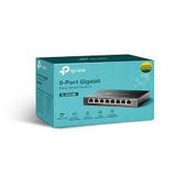 TP-Link TL-SG108E Unmanaged Network Switch L2 Gigabit Ethernet 10/100/1000 Mb/s Black