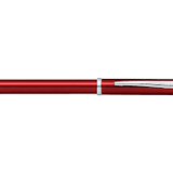 Cross Tech3+ Multipen Translucent Red Chrome Trim - AT0090-13