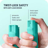 SABRE Pepper Spray with Quick Release Key Ring Mint (HC-14-MT-02)