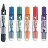 Pilot V Board Master Whiteboard Marker Wallet - 6 Pack