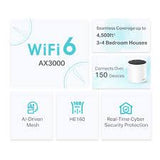 Tp-Link Deco X55 AX3000 Whole Home Mesh WiFi 6 System (2-pack)