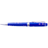 Cross Bailey Light™ Cherry Blossom Glossy Blue Resin Ballpoint Pen - AT0742-16