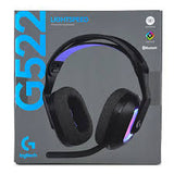 Logitech G522 LIGHTSPEED Wireless Gaming Headset with LIGHTSYNC RGB Black