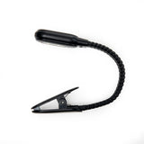 Kikkerland Rechargeable Clip Book Light - Black