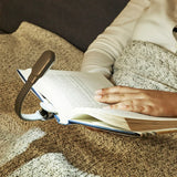 Kikkerland Rechargeable Clip Book Light - Black