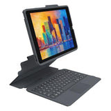 Zagg Pro Keys with Trackpad Keyboard & Case for iPad 10.2" Grey