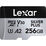 Lexar 256GB Professional Silver Plus microSDXC UHS-I Memory Card