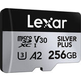 Lexar 256GB Professional Silver Plus microSDXC UHS-I Memory Card