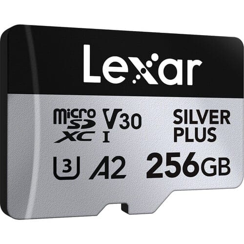 Lexar 256GB Professional Silver Plus microSDXC UHS-I Memory Card – New ...