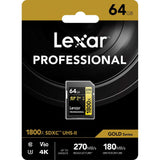 Lexar  Professional 1800x UHS-II SDXC 64GB