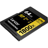 Lexar  Professional 1800x UHS-II SDXC 64GB