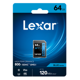 Lexar High-Performance 800x SDXC - 64GB