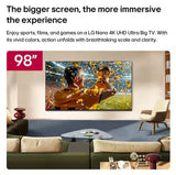 LG 98NU850B6LB NANO 4K AI Smart TV - 98"