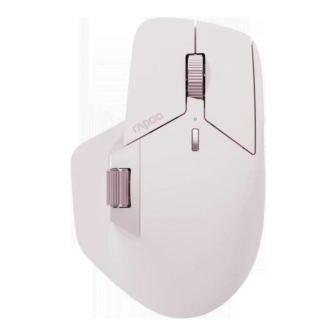 Rapoo M760L Wireless Multi-Mode Wireless Ergonomic Mouse Pink – New World