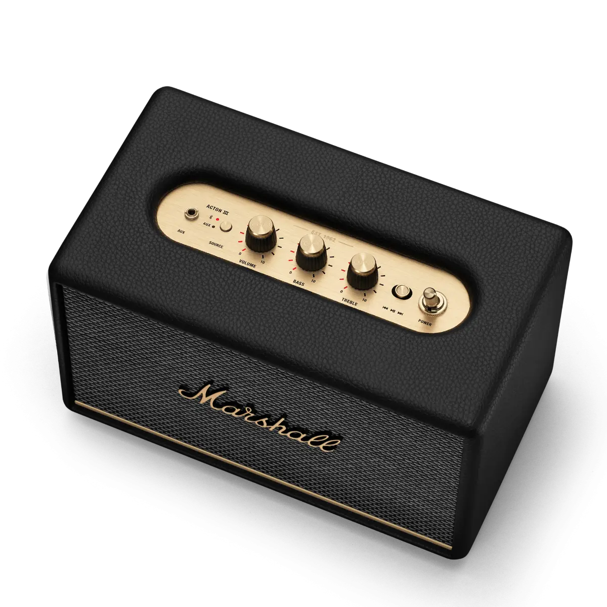 Marshall Acton III Bluetooth Speaker - Black – New World Marshall Acton III Bluetooth Speaker - Black – New World