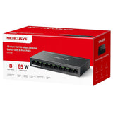 Mercusys MS110P 10-port 10/100Mbps Desktop Switch with 8-port PoE+