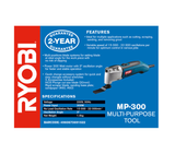 Ryobi Multi-Purpose Tool 4 Piece Access in Carry Case 300W