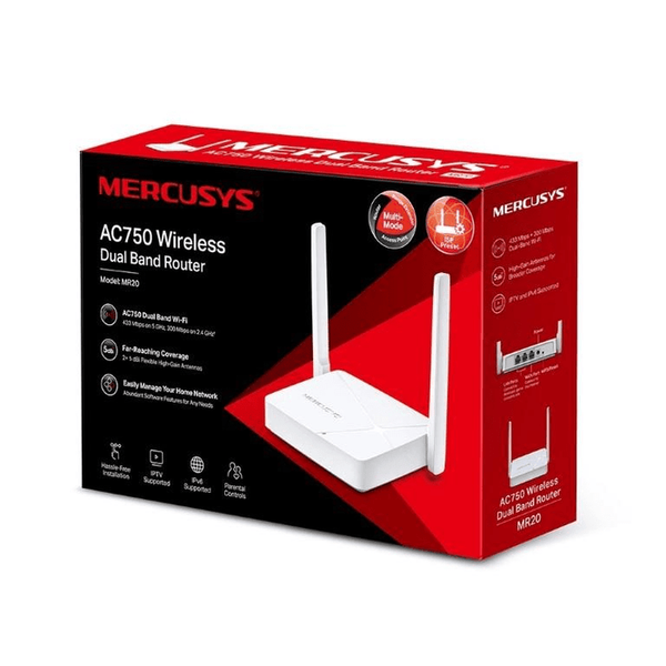 Dcb Router Mercusys MR20 AC750 Wireless Dual Band Router – New World