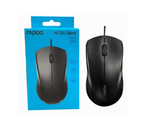 Rapoo N1200 Silent Wired Mouse - Black