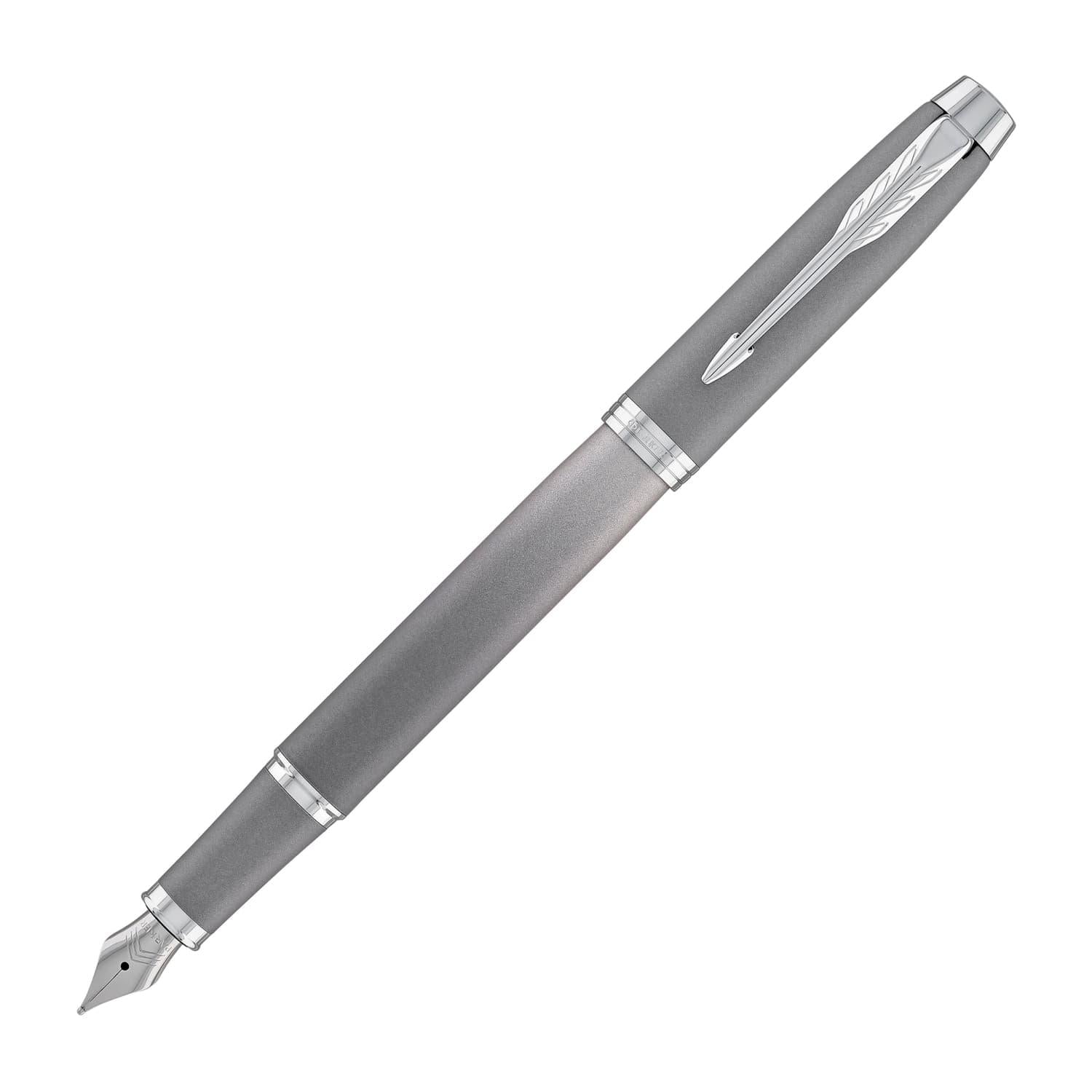 Parker Premium Blue Grey with Chrome Trim Ballpoint Pen in Blue Parker Premium Blue Grey with Chrome Trim Ballpoint Pen in Blue