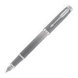 Parker IM Ritual Fountain Pen Grey Chrome Trim - NS2203895