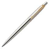 Parker Jotter Ballpoint Pen Stainless Steel Gold Trim - NS1953345