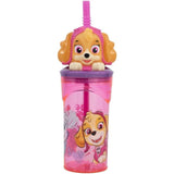 3D Paw Patrol Figurine Tumbler - 360ml Pink