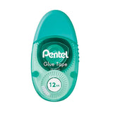 Pentel Glue Tape 6mm x 12m Clear - ERTP126KO