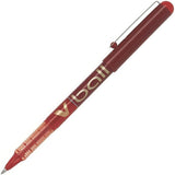 Pilot V Ball Liquid Ink Rollerball Pen 0.5mm - Red