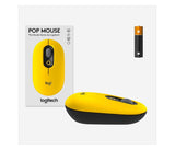 Logitech POP Mouse with emoji Mouse - Yellow