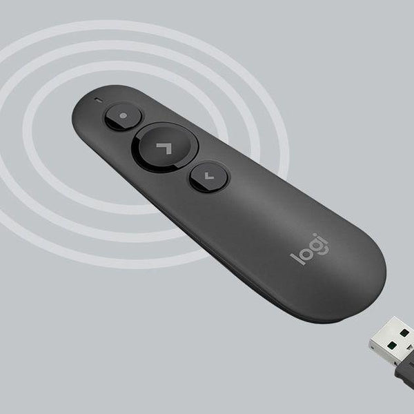 Logitech R500s Laser Pointer - Black – New World