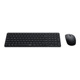 Rapoo 9320M Multi-Mode Ultra-Slim Wireless Keyboard and Mouse Combo - Black