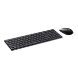 Rapoo 9320M Multi-Mode Ultra-Slim Wireless Keyboard and Mouse Combo - Black