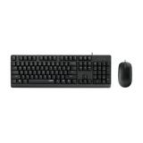 Rapoo X130PRO USB Wired Optical Keyboard and Mouse Combo Black