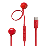 JBL TUNE 305C USB-C Wired Hi-Res Earbuds - Red