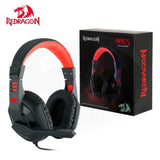 Redragon RD-H120 Over-Ear ARES Aux Gaming Headset – Black