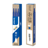 Pilot Frixion Clicker/Ball 0.7mm Erasable Pen Refills Blue - 3 Pack